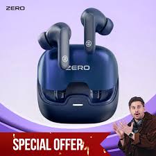 Zero® Wave Wireless Earbuds | Bluetooth 5.3v Gaming Earbuds | 10mm Base Driver Earbuds | Dual Mic ENC Earbuds for Calling | Noise Cancelling Earbuds | Bluetooth Earbuds for iOS and Android | Best Earbuds for Men and Women