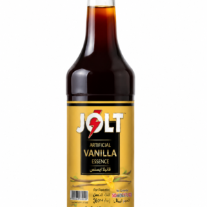 Vanilla essence in amber bottle